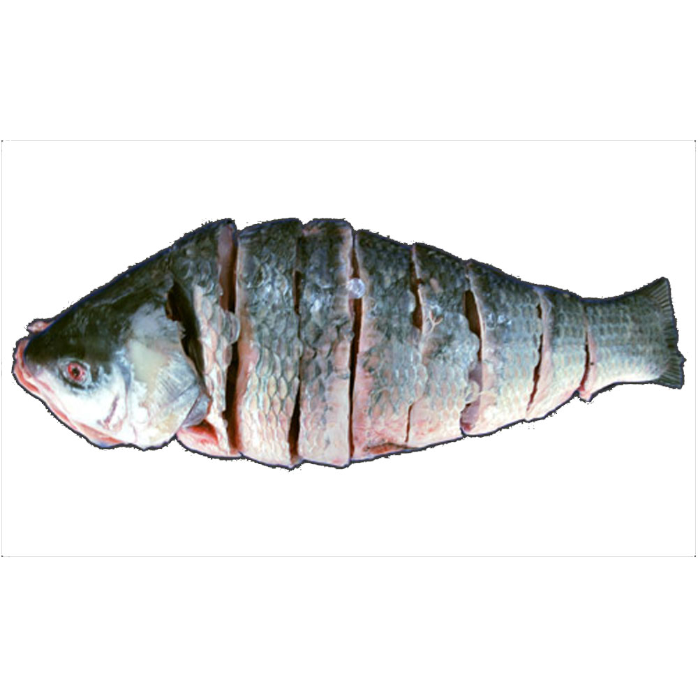 Katla Whole Cut Fish *With Fresh Shad (Taste)3-3.5kg [Price Variable]