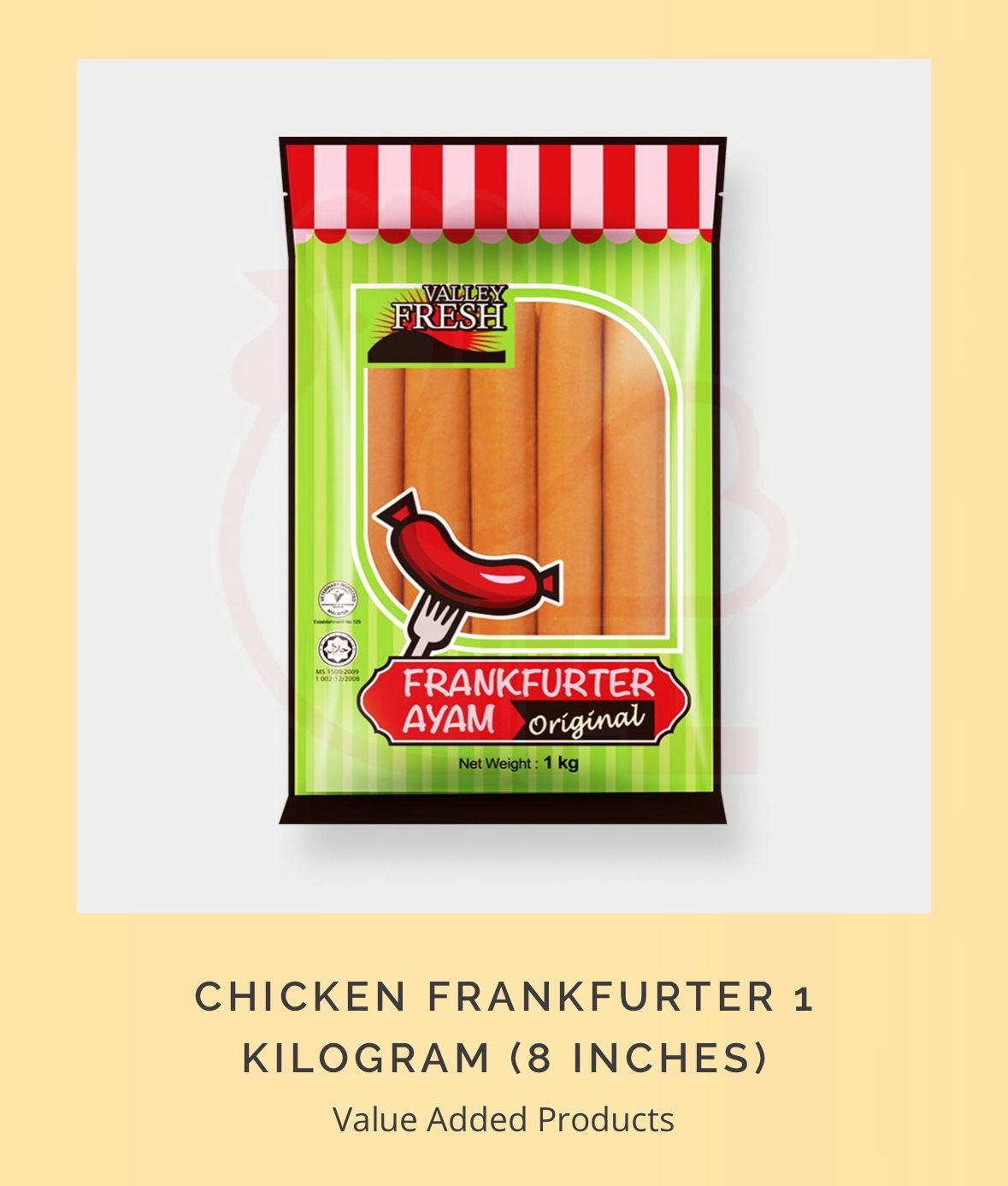 Chicken Frank Furter (Malaysia) 1000gm
