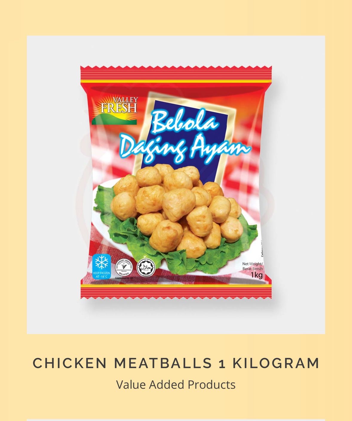 Chicken Meatballs 1000gm