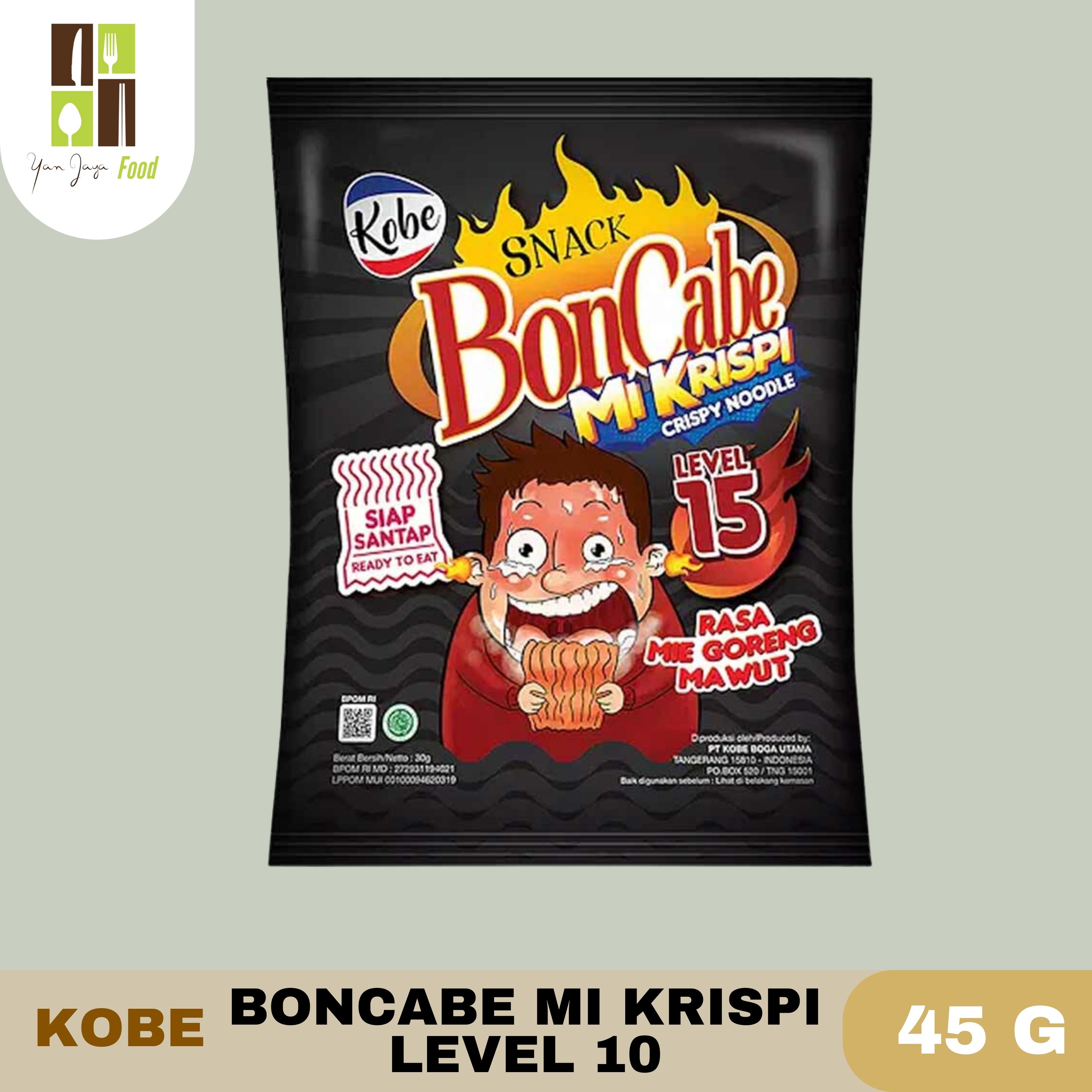 Bon Cabe Snack Mi Krispi Leval 15 (Kobe)
