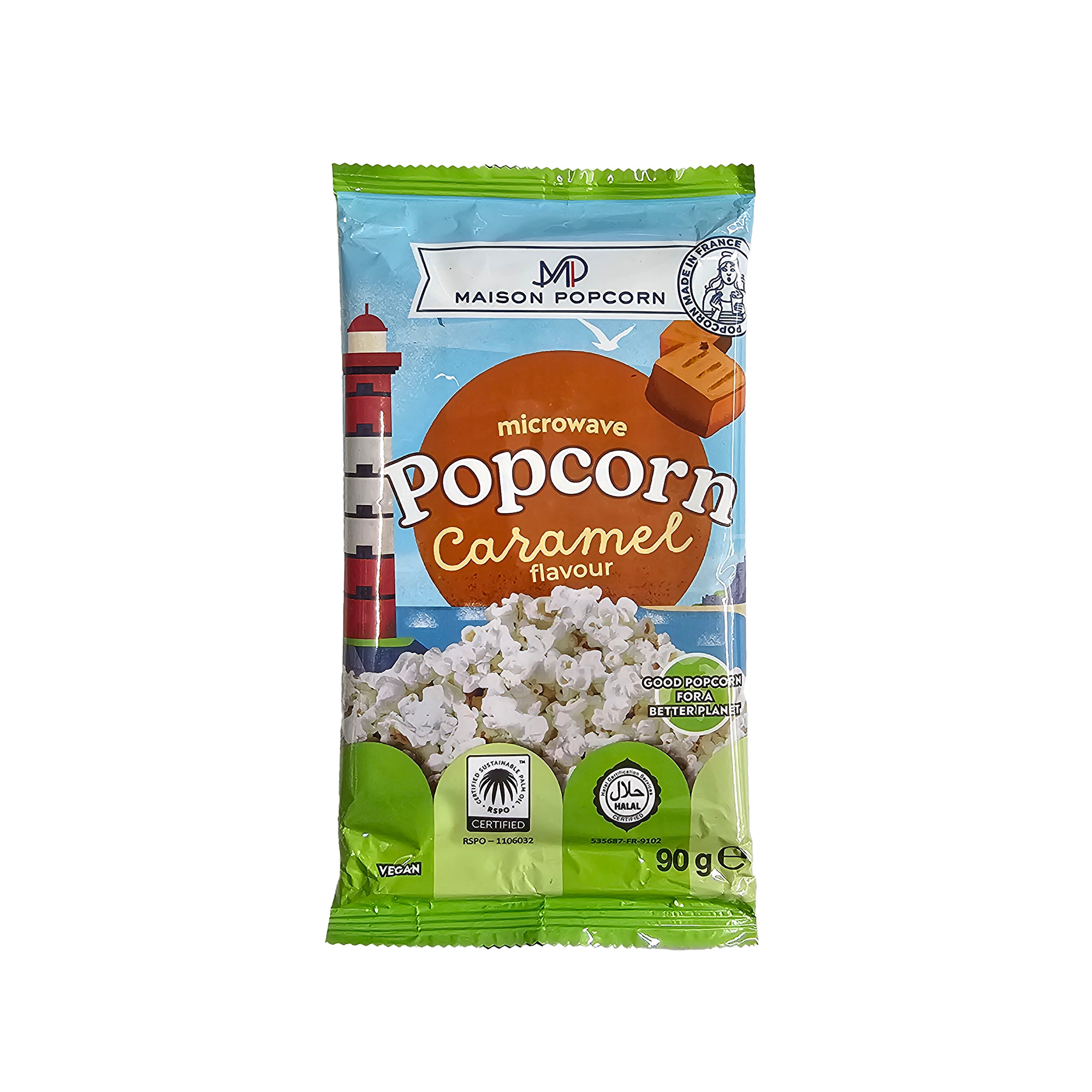 Microwave Popcorn Caramel Flavour (Maison Popcorn)