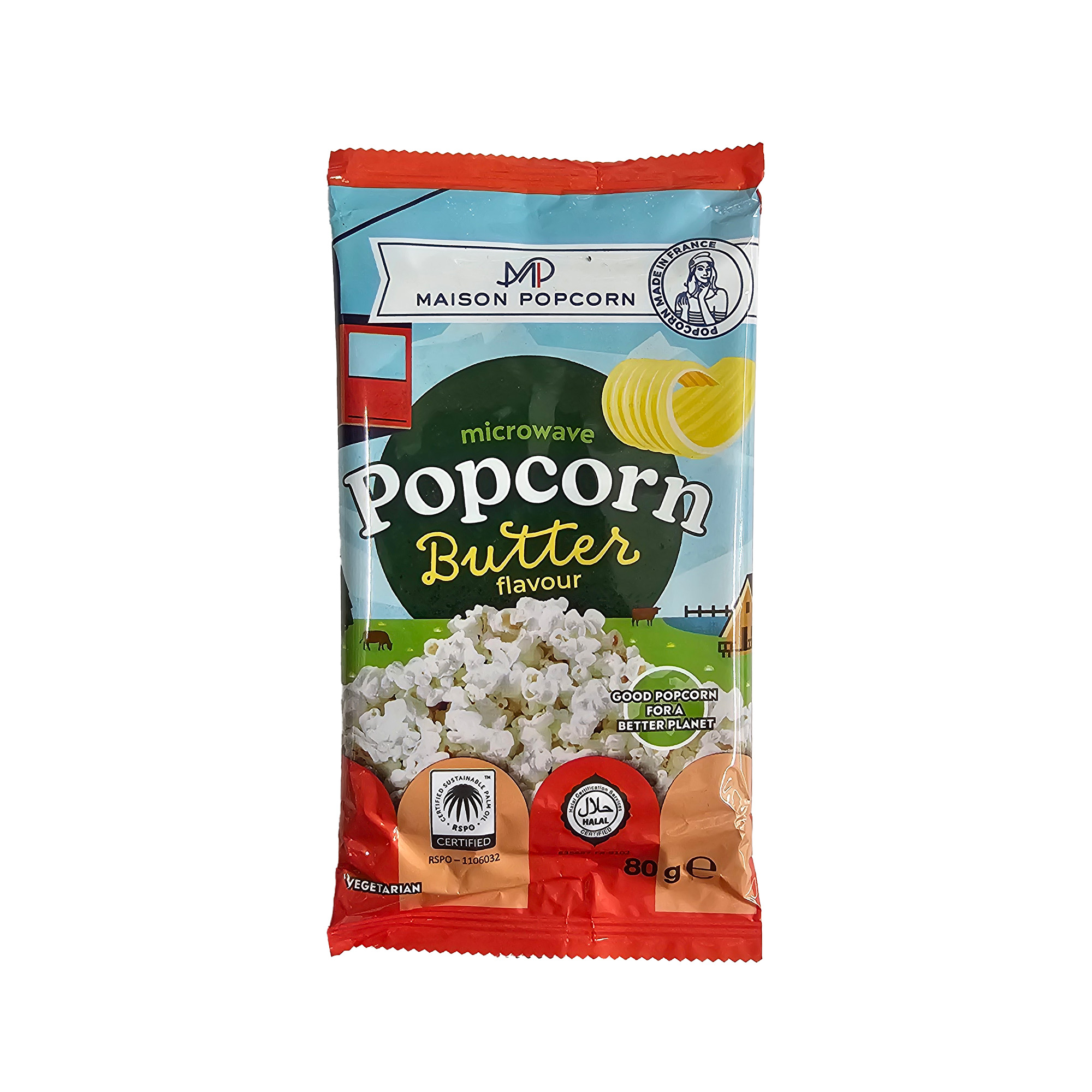 Microwave Popcorn Butter Flavour (Maison Popcorn)