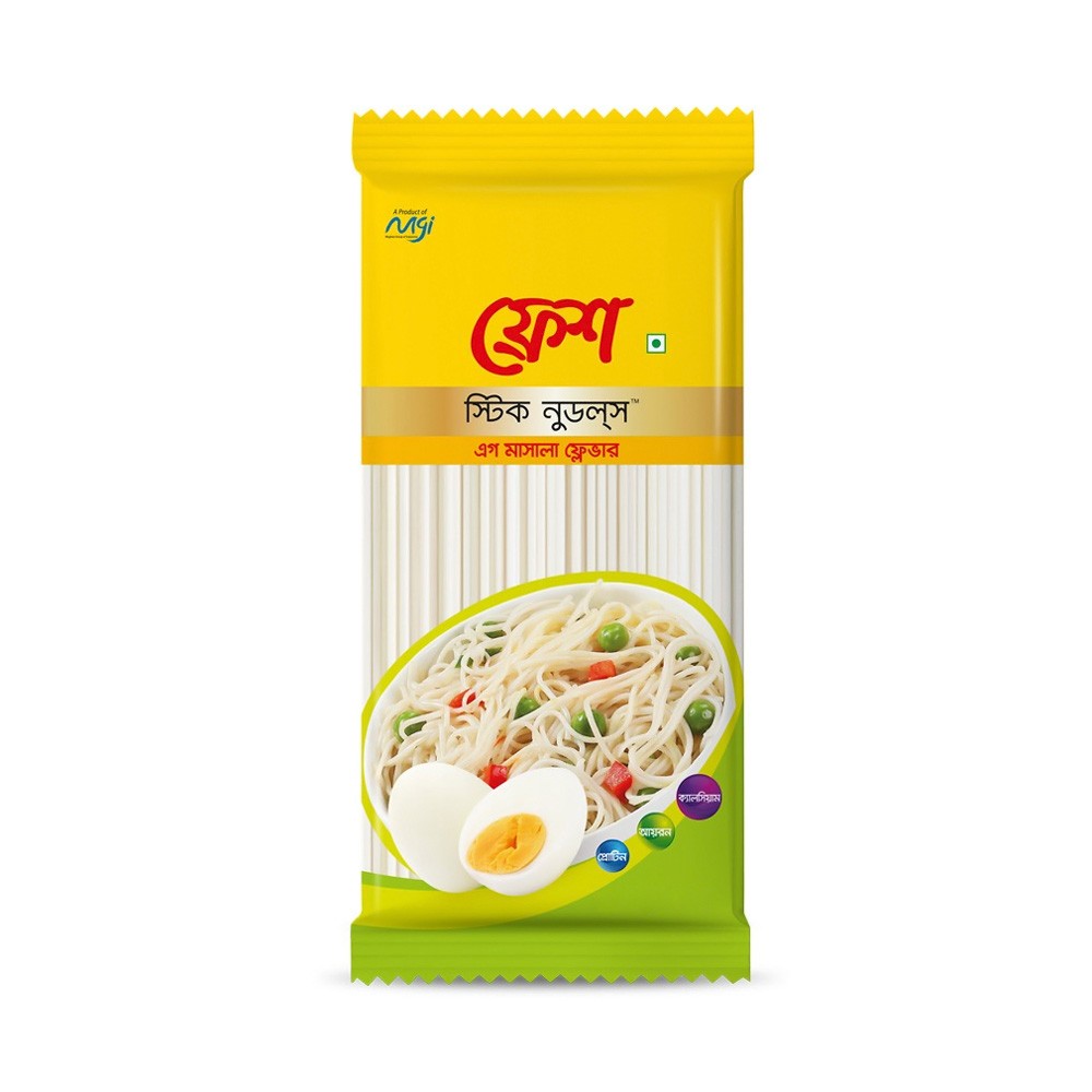 Fresh Stick Noodles Egg Flavor (Snack)