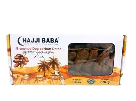 BRANCHED DEGLET NOUR DATES (HAJJI BABA)500GM