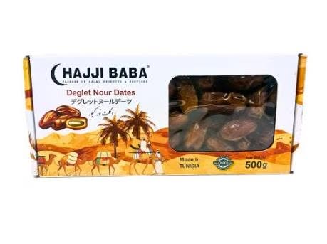 DEGLET NOUR DATES (HAJJI BABA) 500GM