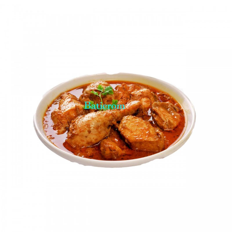 Cooked Chicken Jhal Fry/Bhuna Chicken <Baticrom> + Chapati(12pcs)