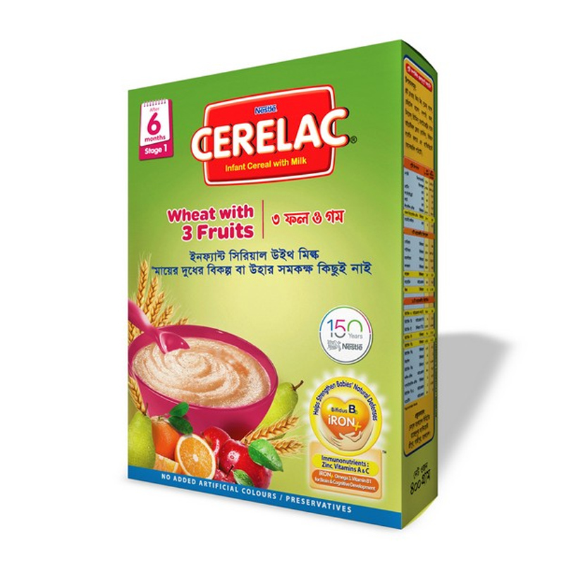 Cerelac (Wheat-Rice Mixed Fruit ) (10 to 24 Months)