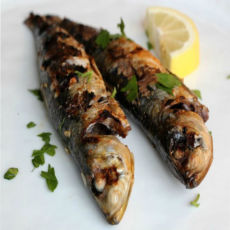 Sardines with smoked taste