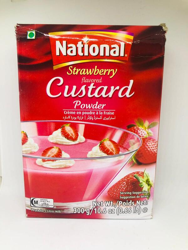Custard Powder (Strawberry Flavor) (National)