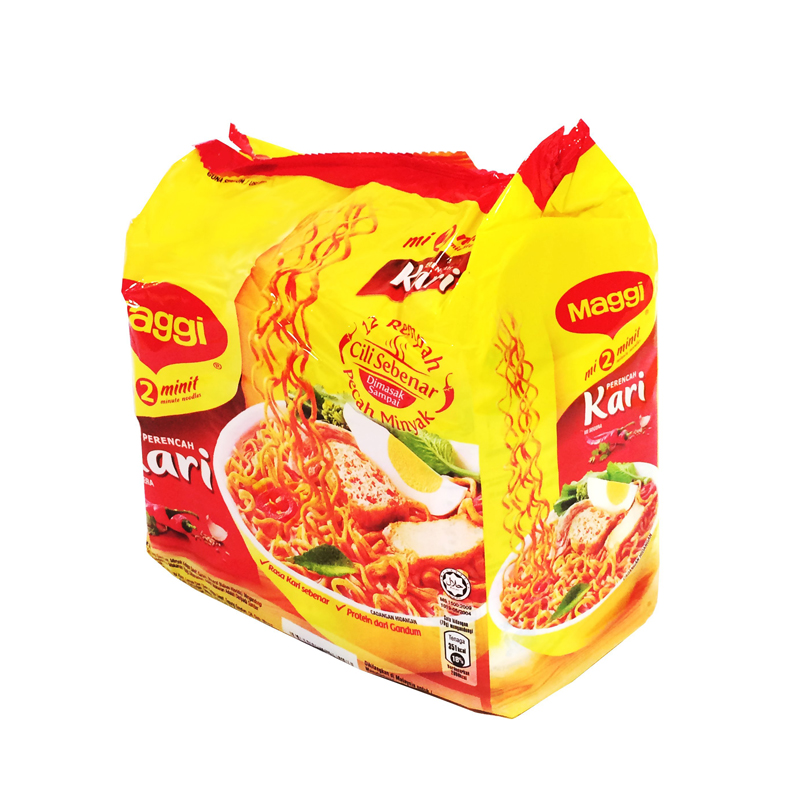 Instant Curry Flavour Masala Noodles (Maggi) (Malaysia)