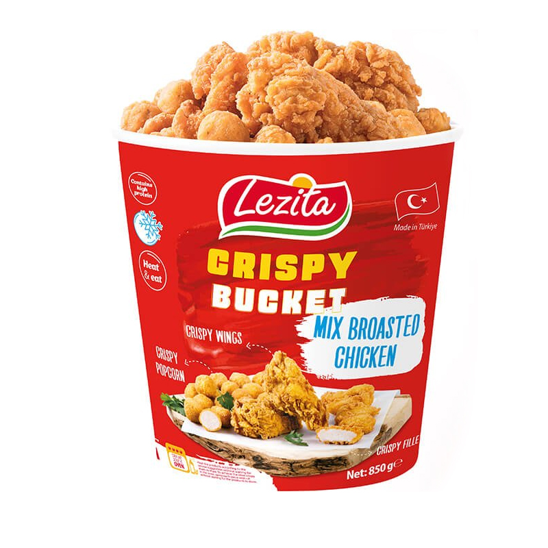 Mix Broasted Chicken Bucket (Lezita) 850gm