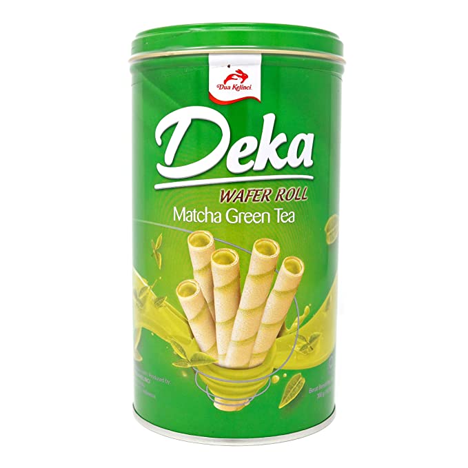 Deka Match Green Tea Wafer Rolls 300g