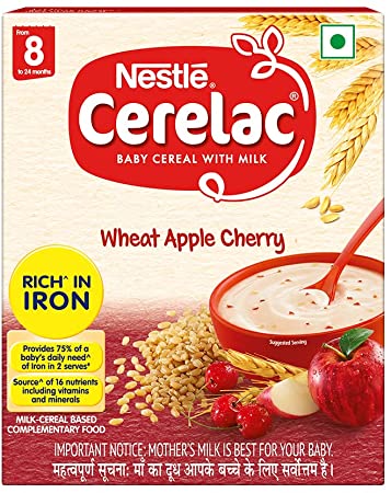 Cerelac (Wheat apple cherry)(8 to 12 Months)
